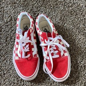 Vans checkered shoes